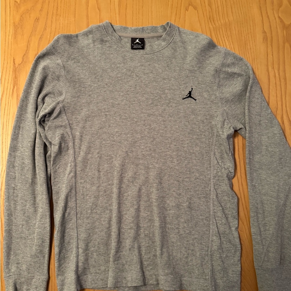 Jordan Gray Crewneck Thermal